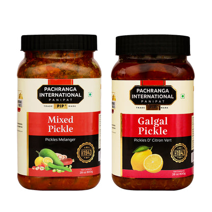 Pickle Combo: Mixed Pickle & Galgal Pickle